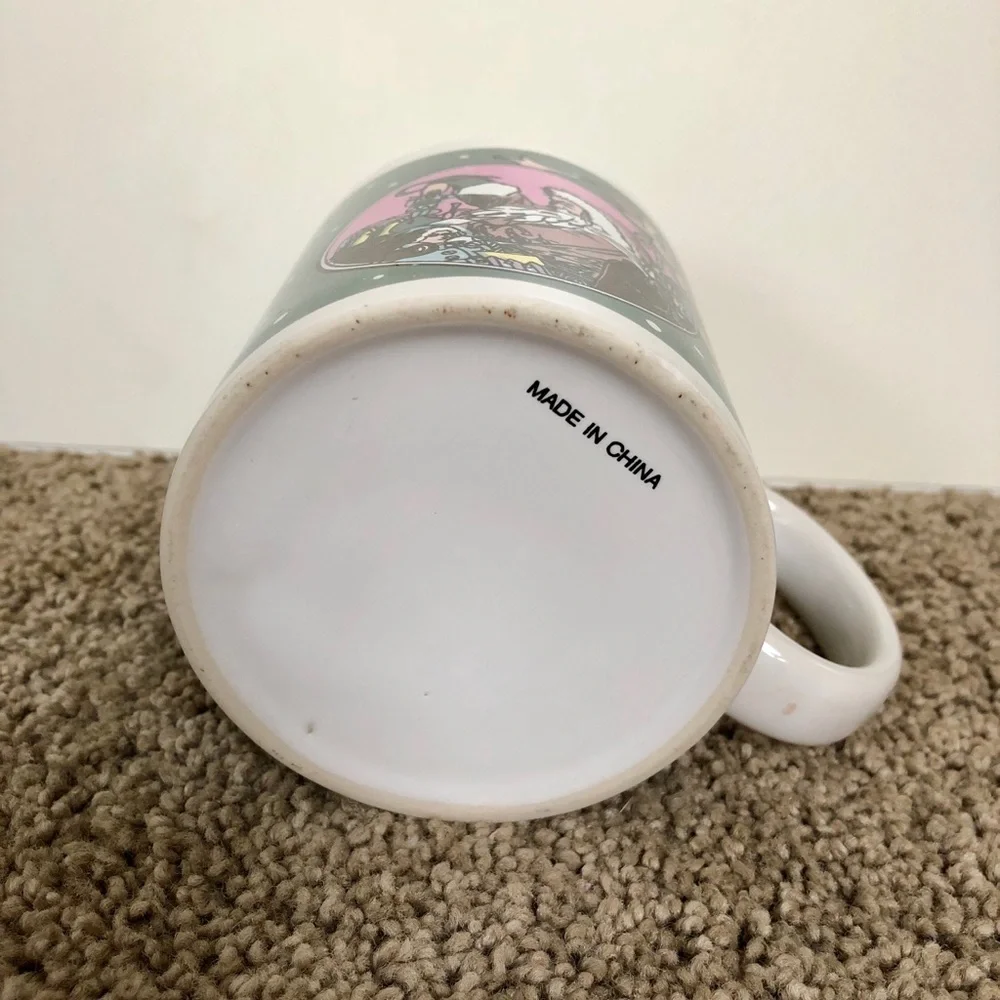 Green Porcelain Holiday Christmas Coffee & Tea Mug - Picture 4 of 7